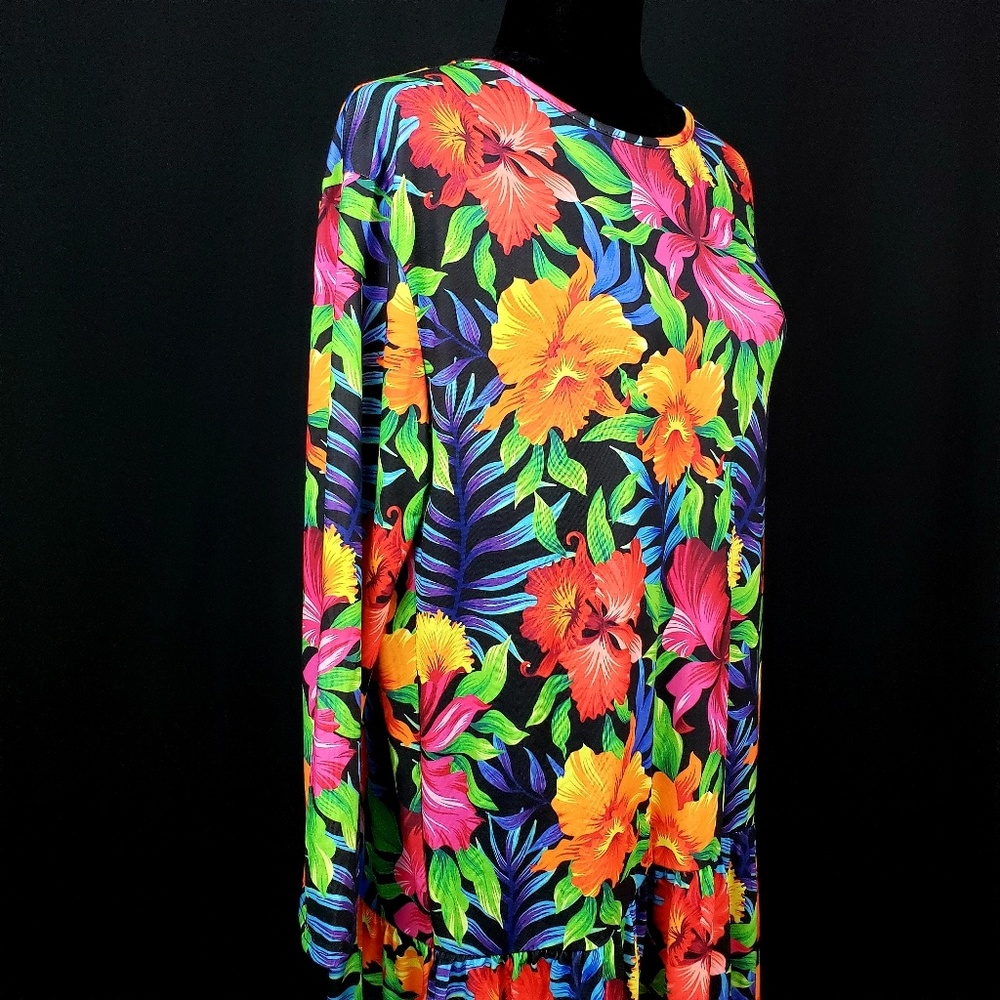 🆕️ 💐🌴 ROKOKO Boho Floral Midi Folk Dress // (NWOT) - Picture 5 of 8